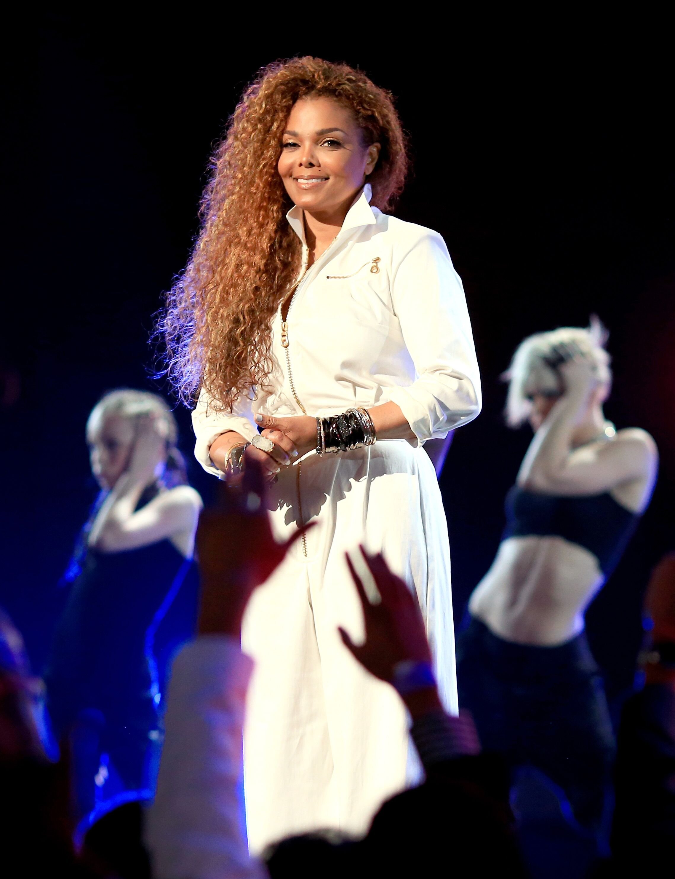 Janet Jackson speaks onstage during the 2015 BET Awards held at Microsoft Theater on June 28, 2015 in Los Angeles, California. | Photo: Getty Images