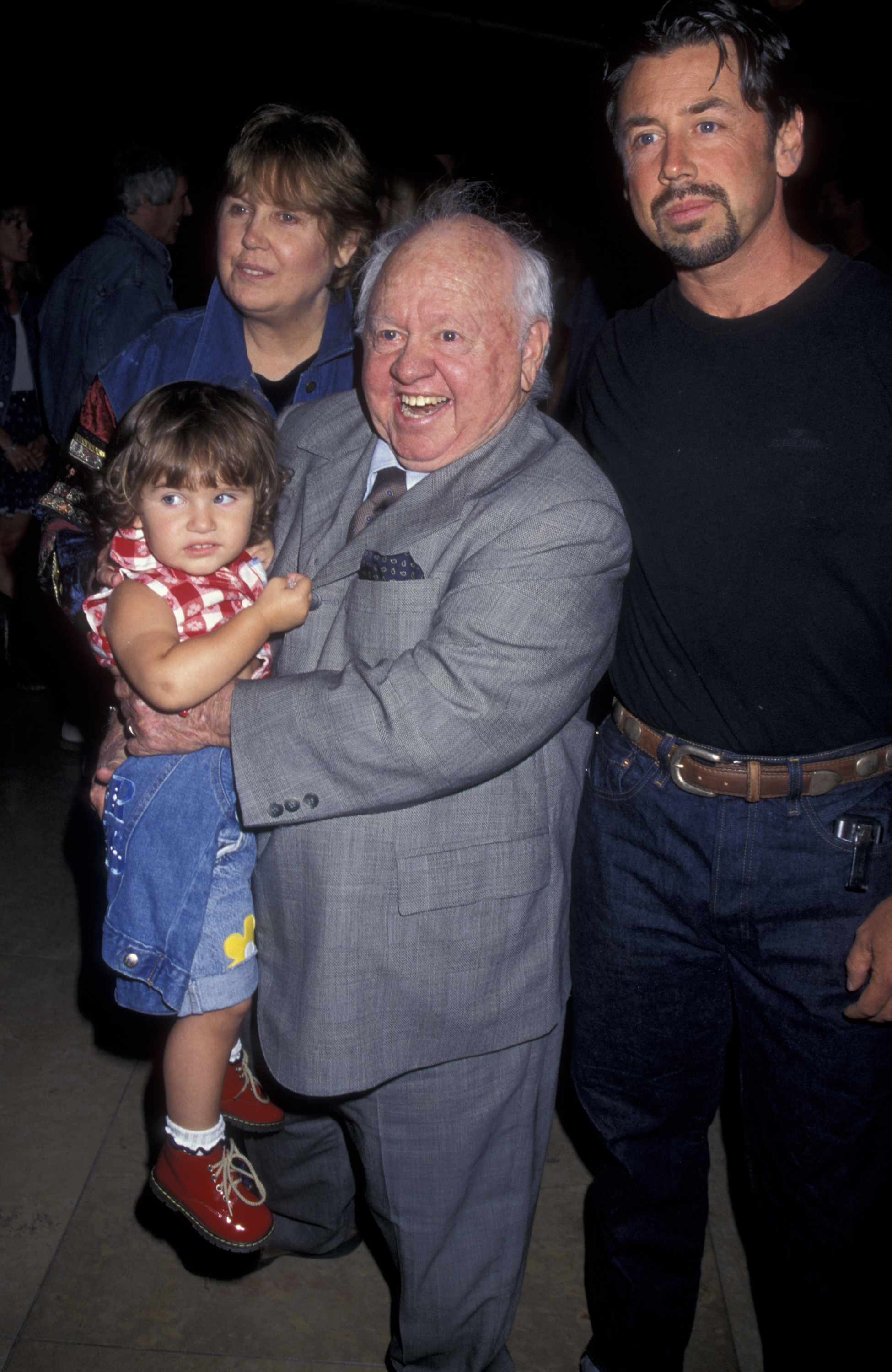 Mickey Rooney, Jan Rooney and their family attend Strictly Western Two-Steppin on June 17, 1996, at the Beverly Hilton Hotel in Beverly Hills, California. | Source: Getty Images
