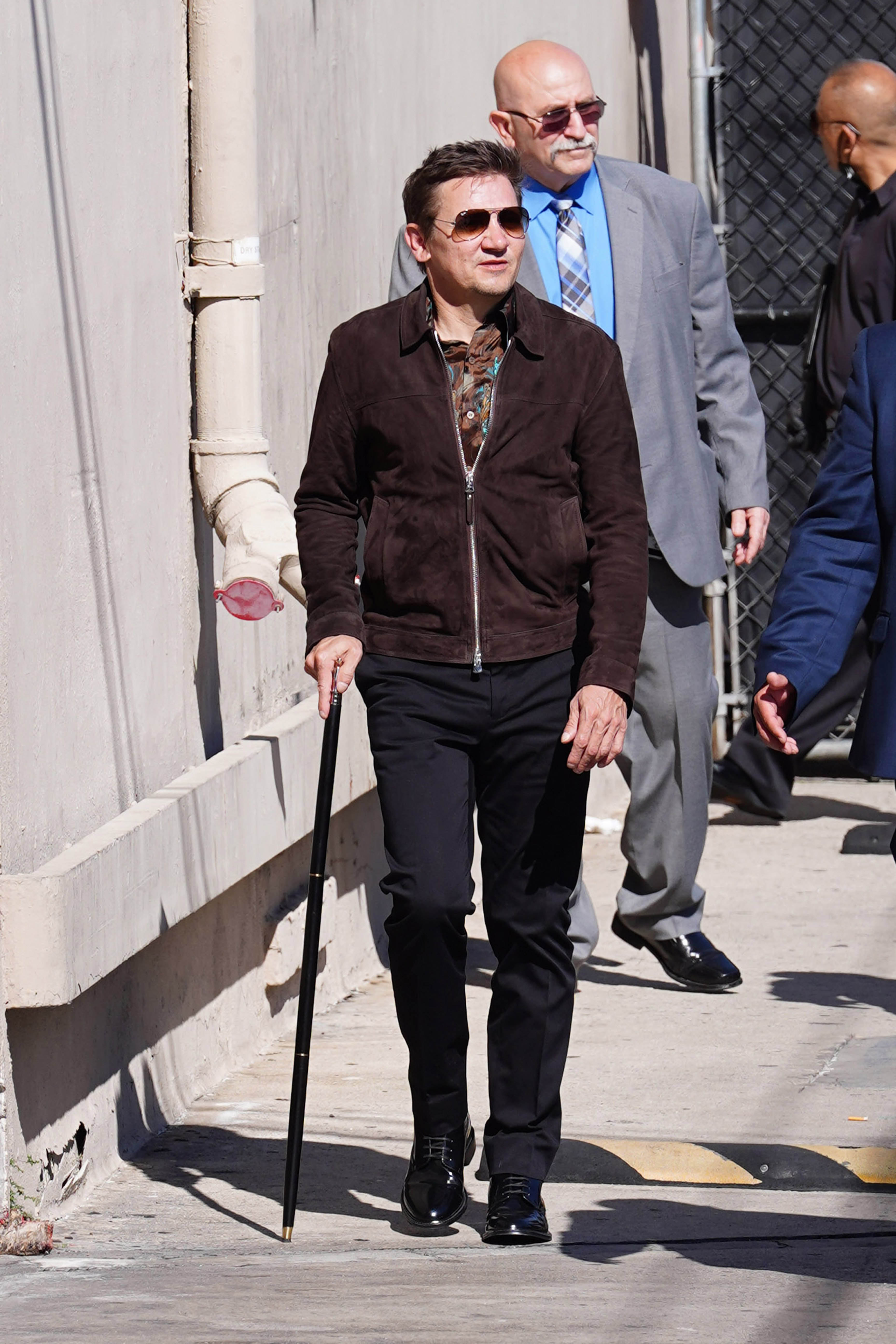 Jeremy Renner seen on April 10, 2023, in Los Angeles, California. | Source: Getty Images