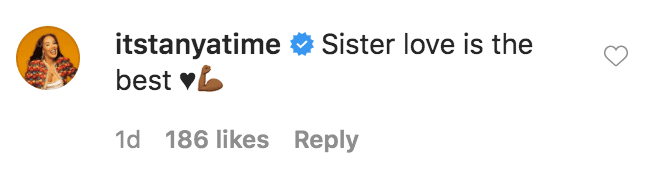 Tanya Sam commented on a photo of Porsha Williams and her sister Lauren Williams | Source: instagam.com/porsha4real