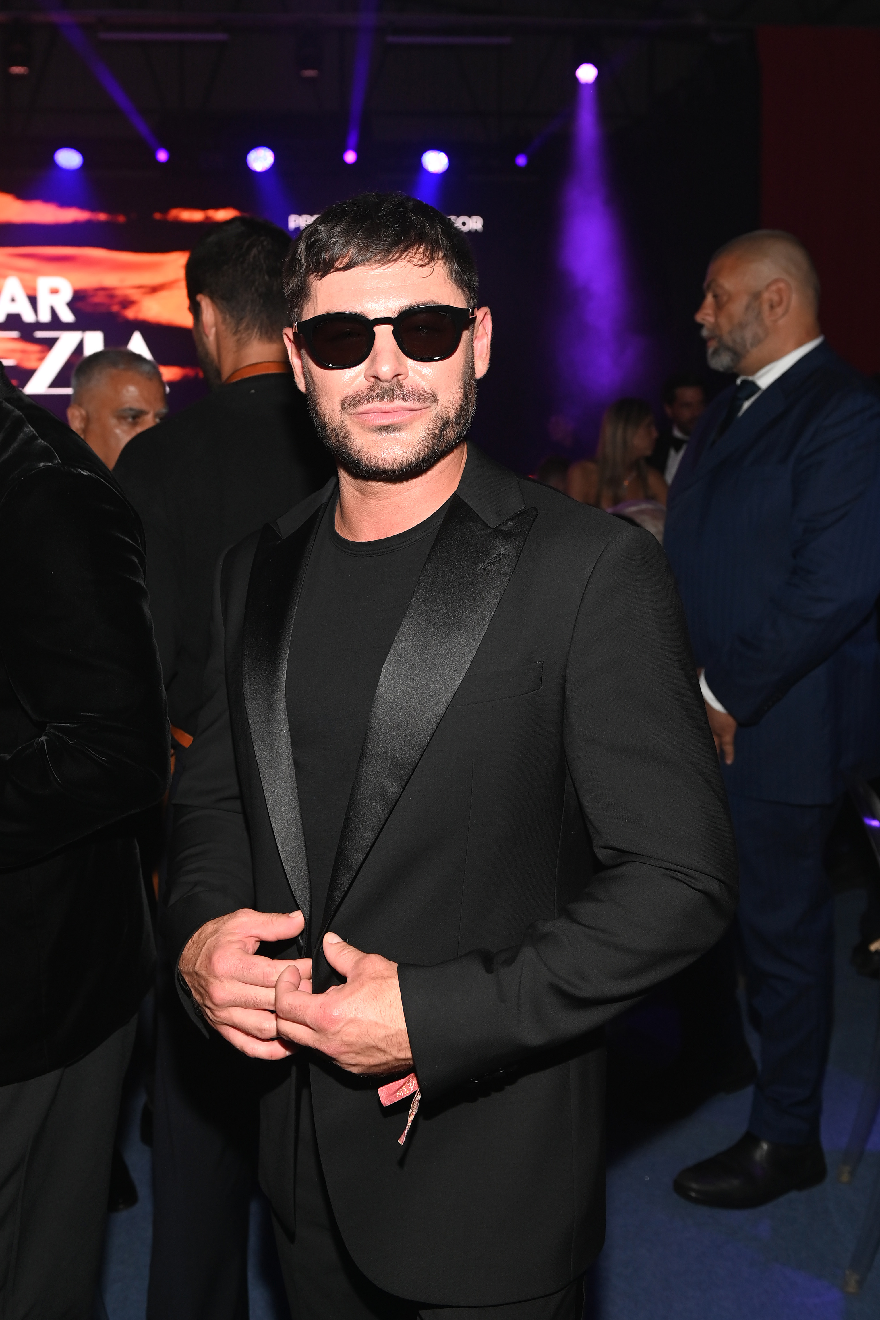 Zac Efron at the amfAR Gala Venezia in Venice, Italy, on September 1, 2024 | Source: Getty Images