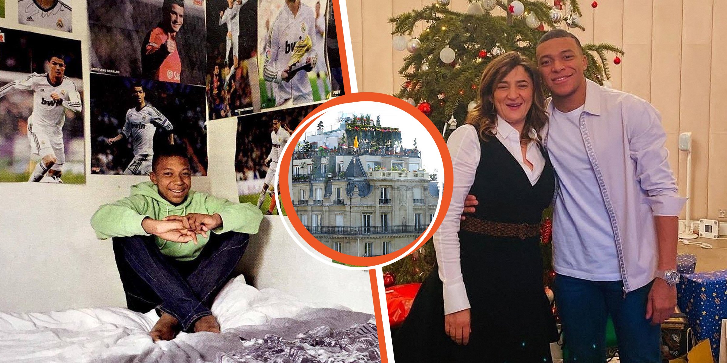  Kylian Mbappé et sa mère | Photo : facebook.com/kylianmbappeofficiel instagram.com/k.mbappe Google Maps