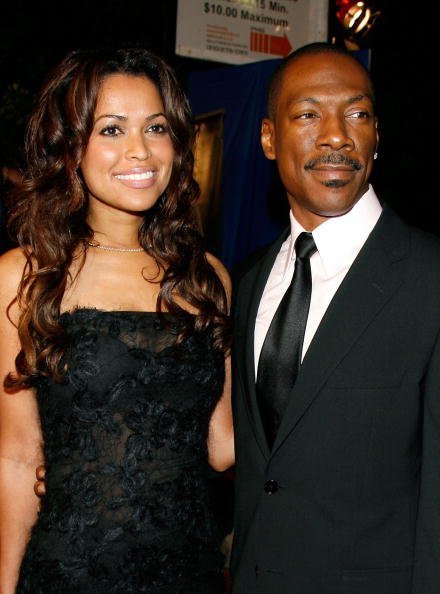 Eddie Murphy and Tracey Edmonds at the Wilshire Theatre on December 11, 2006 in Beverly Hills, California. | Photo: Getty Images