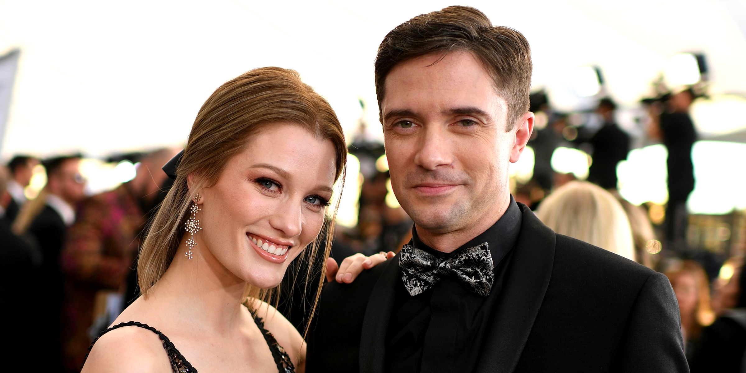 Topher Grace and Ashley Hinshaw | Source: Getty Images