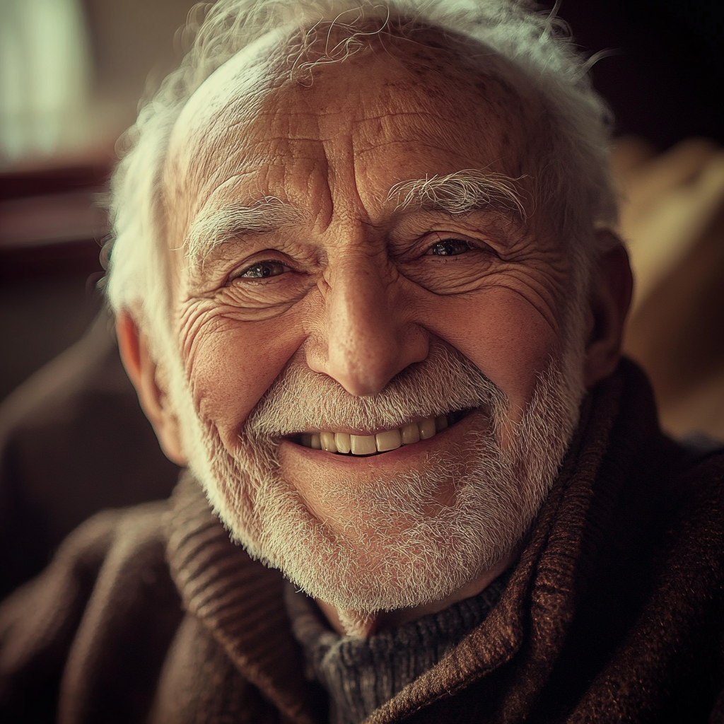 A smiling old man | Source: Midjourney