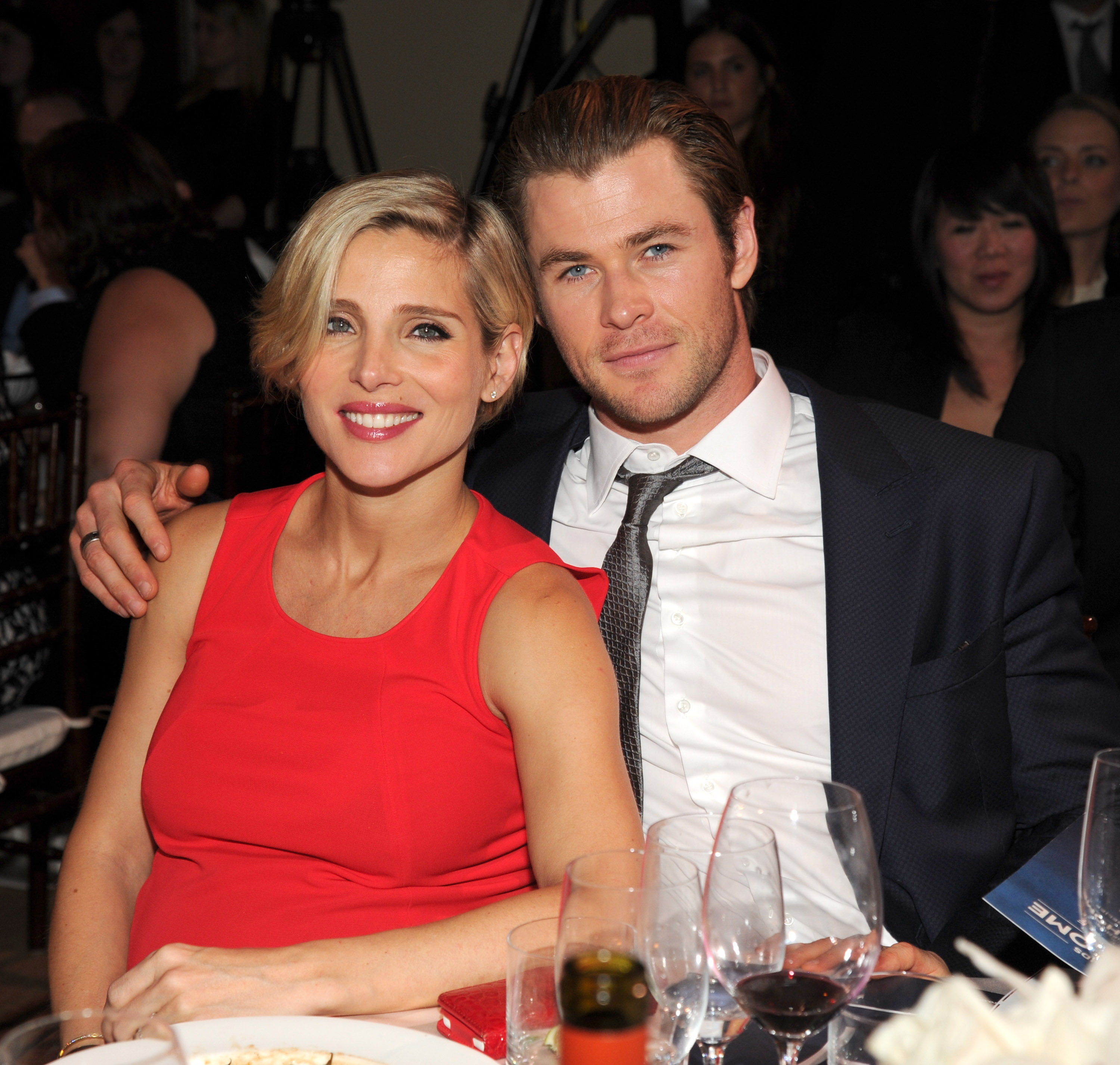 Chris Hemsworth and Elsa Pataky in Los Angeles in 2014 | Source: Getty Images