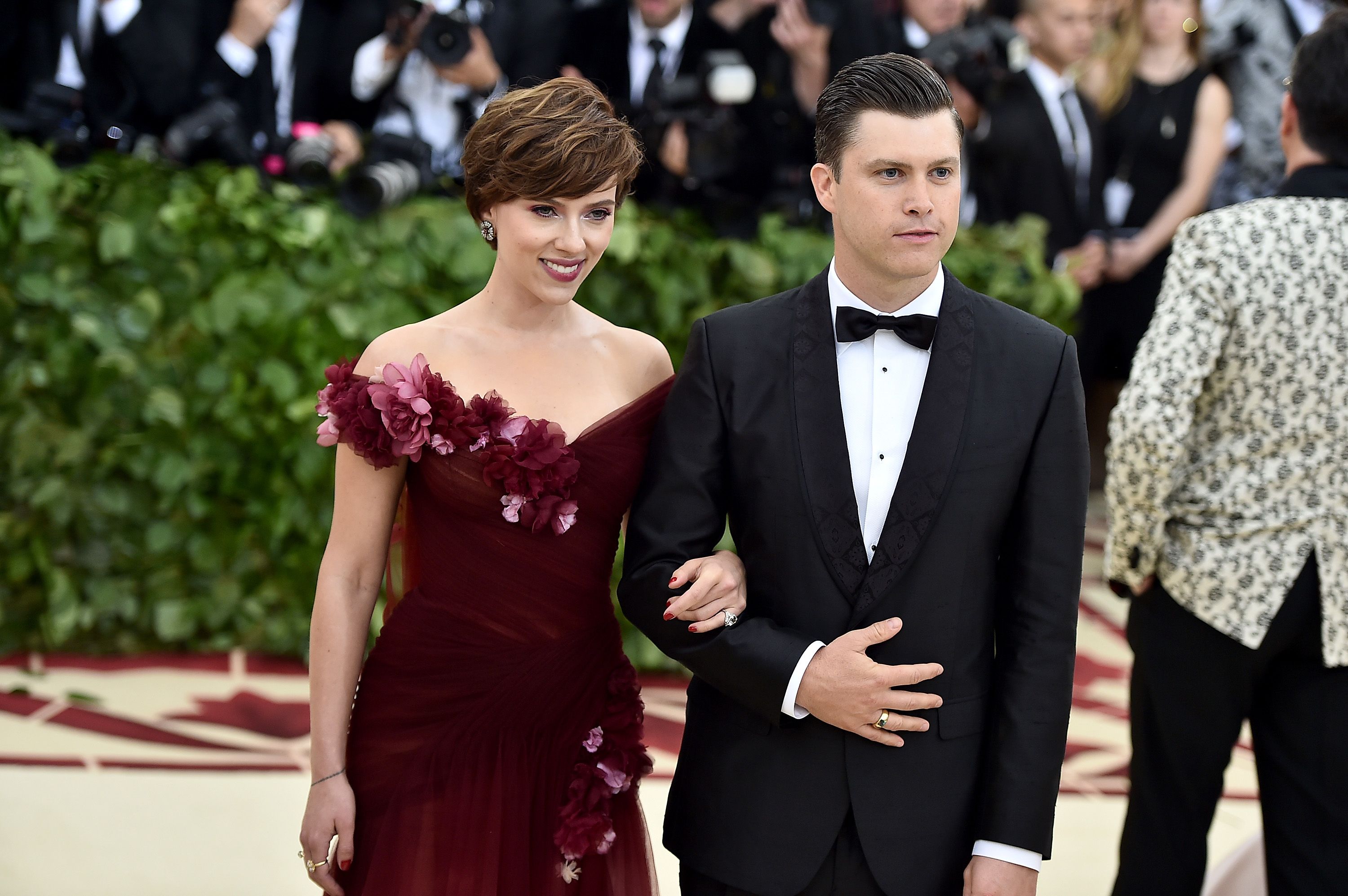  Scarlett Johansson and Colin Jost at the 2018 MET Gala in New York City | Source: Getty Images