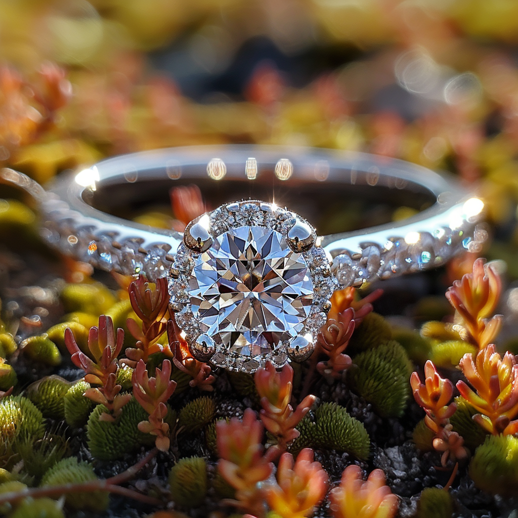 A lost engagement ring | Source: Midjourney