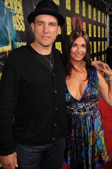 Vinnie Jones and Tanya Jones at ArcLight Hollywood in Hollywood, California.| Photo: Getty Images