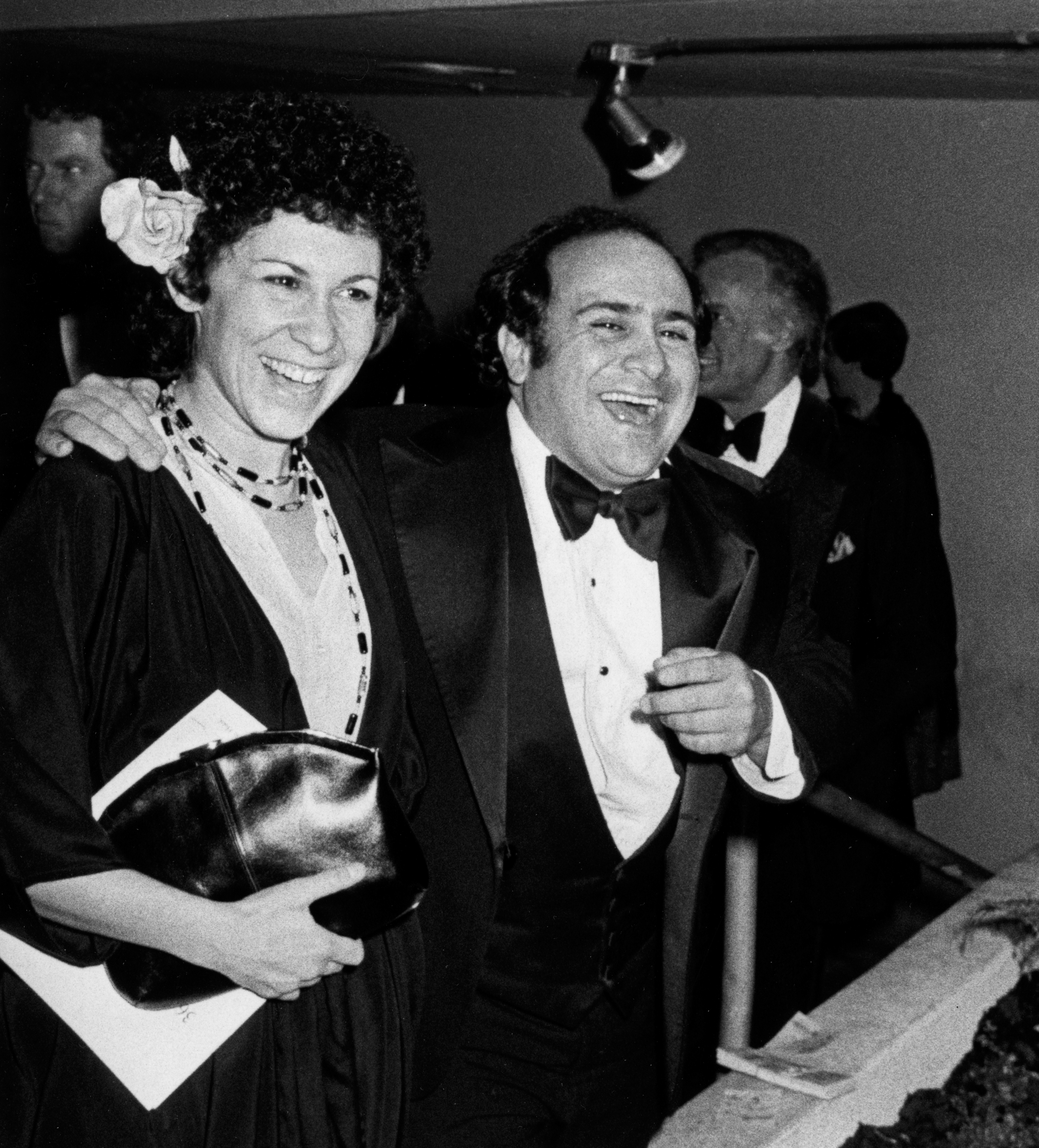 Rhea Perlman and Danny DeVito attend 36th Annual Golden Globe Awards on January 27, 1986 | Source: Getty Images