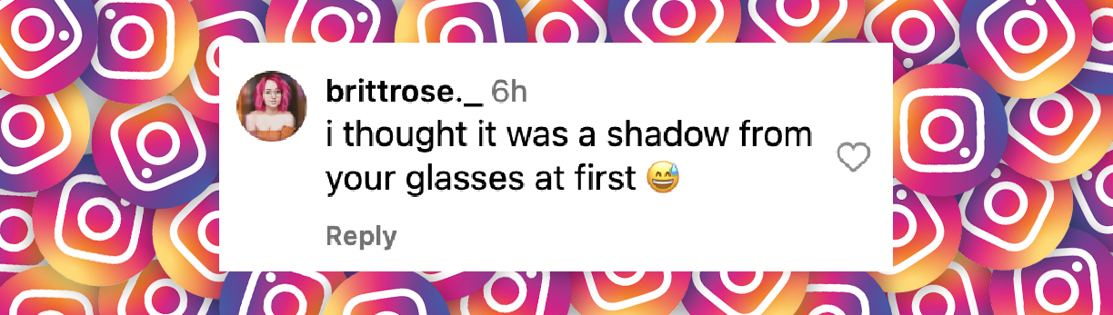 A netizen reacts to Grimes' latest selfie, as posted on October 22, 2025 | Source: Instagram/grimes
