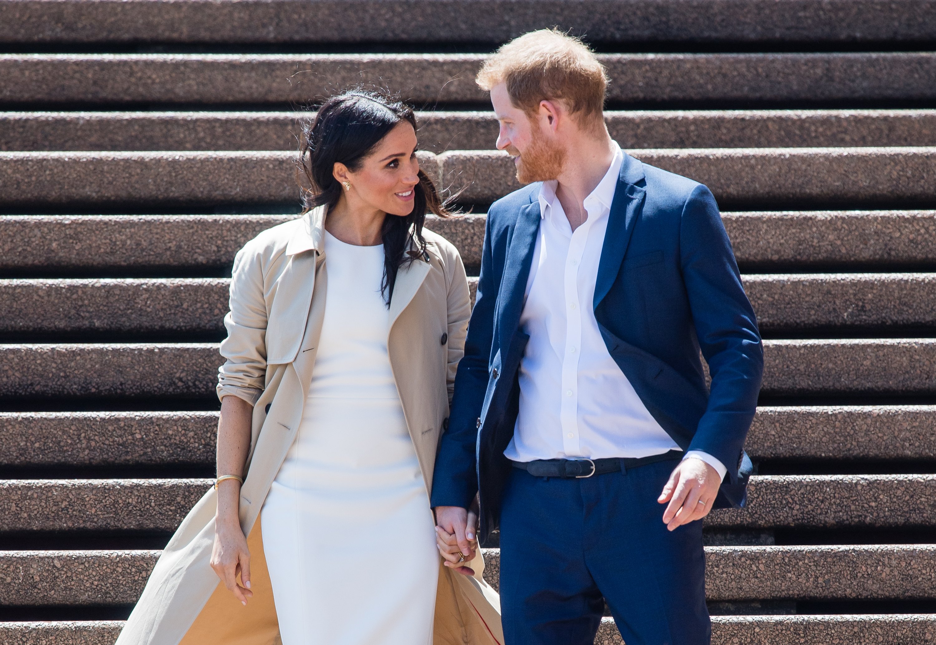 Prince Harry and Meghan Markle in Sydney Australia in 2018. | Source: Getty Images 