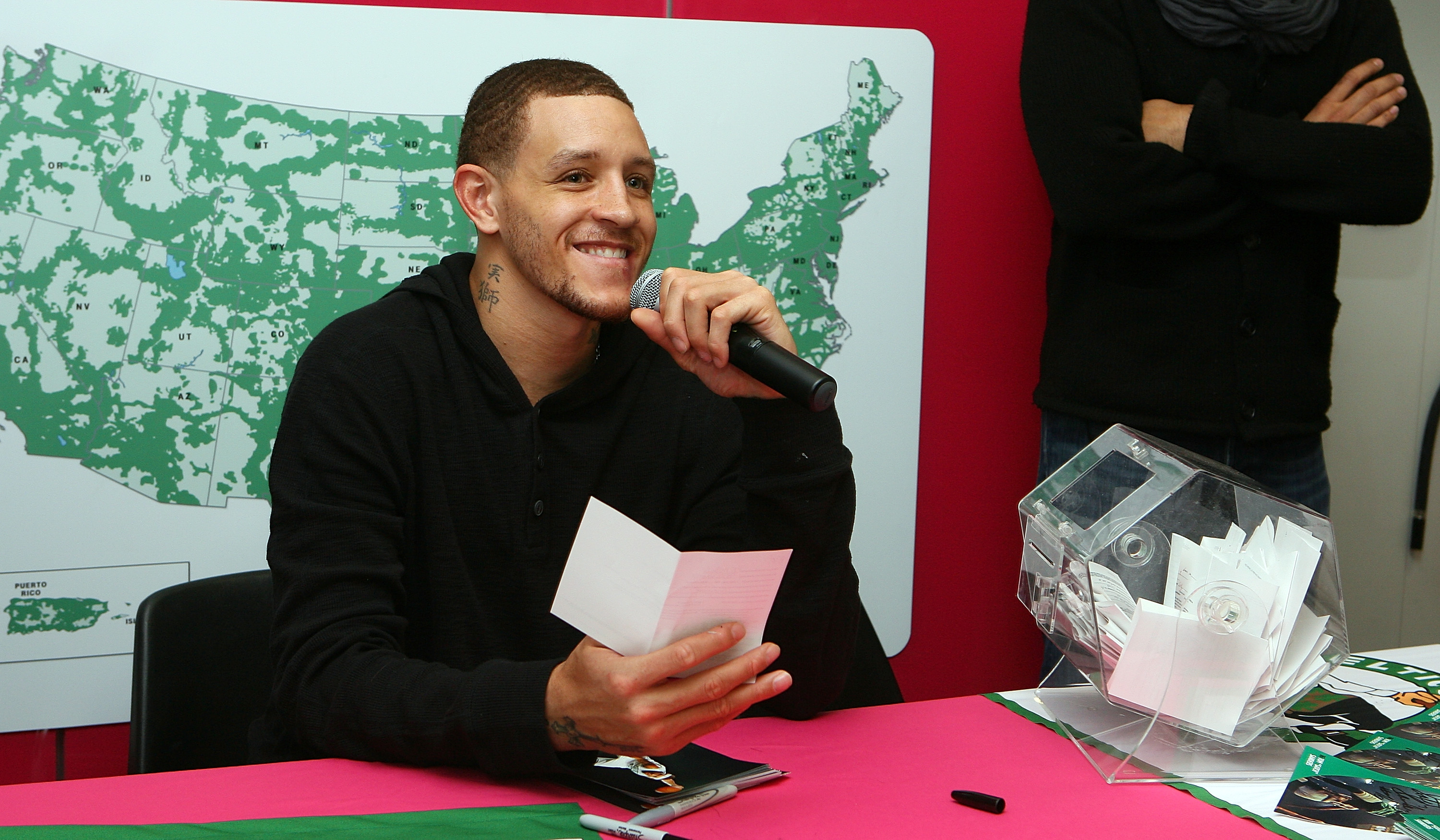 Delonte West on March 8, 2011 in Lynn, Massachusetts. | Source: Getty Images