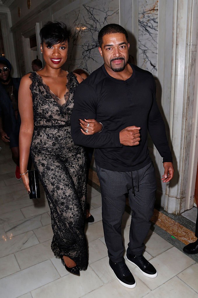 Jennifer Hudson and David Otunga attend the Marchesa Spring 2016 fashion show during New York Fashion Week at St. Regis Hotel on September 16, 2015 | Photo: GettyImages