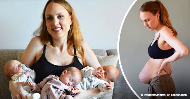 Mom of triplets went viral in 2018 after showcasing huge baby bump & later on her post-birth body 