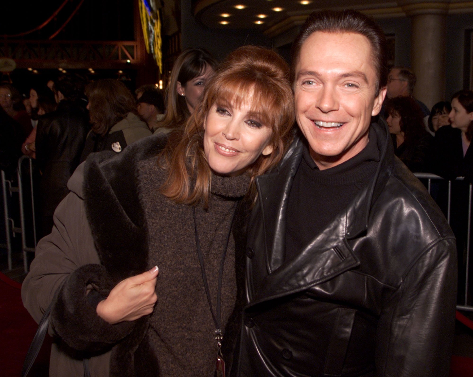 Sue and David Cassidy at Disney's California Adventure for a private pre-opening party on February 7, 2001, in Anaheim, California | Source: Getty Images