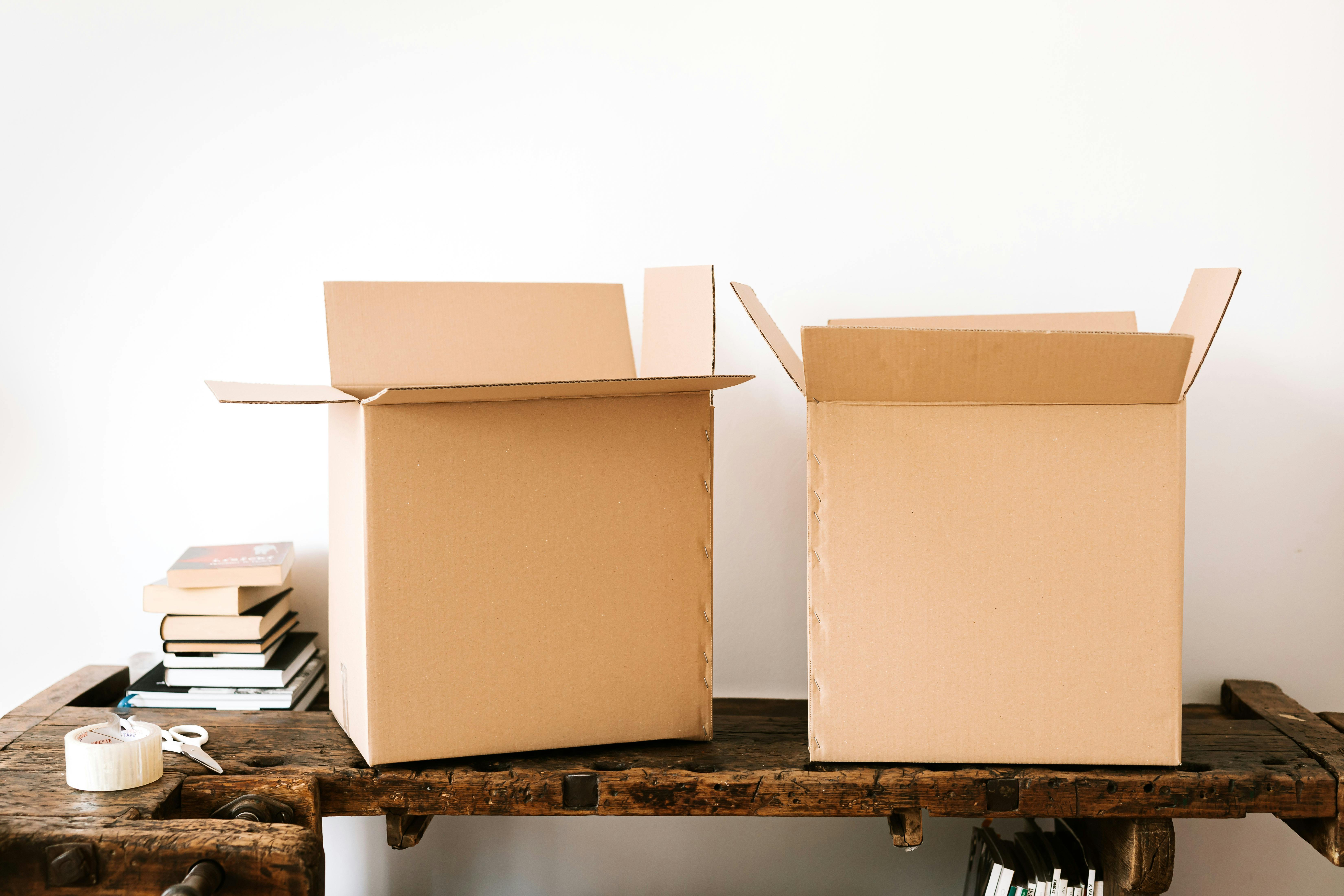 Boxes for sorting clutter | Source: Pexels