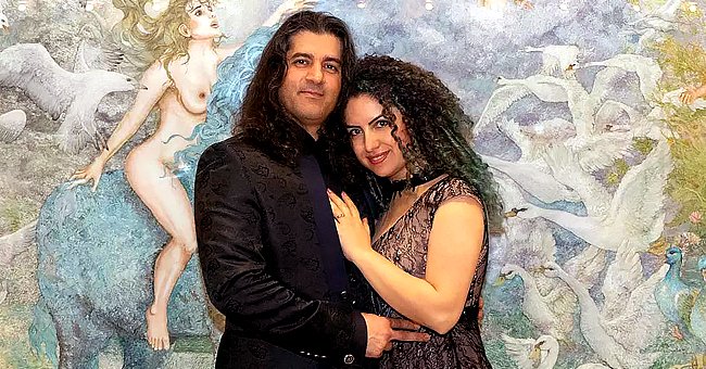 Man marries woman he met at an exhibition looking like his painting. | Photo: facebook.com/Parisa Karamnezhad