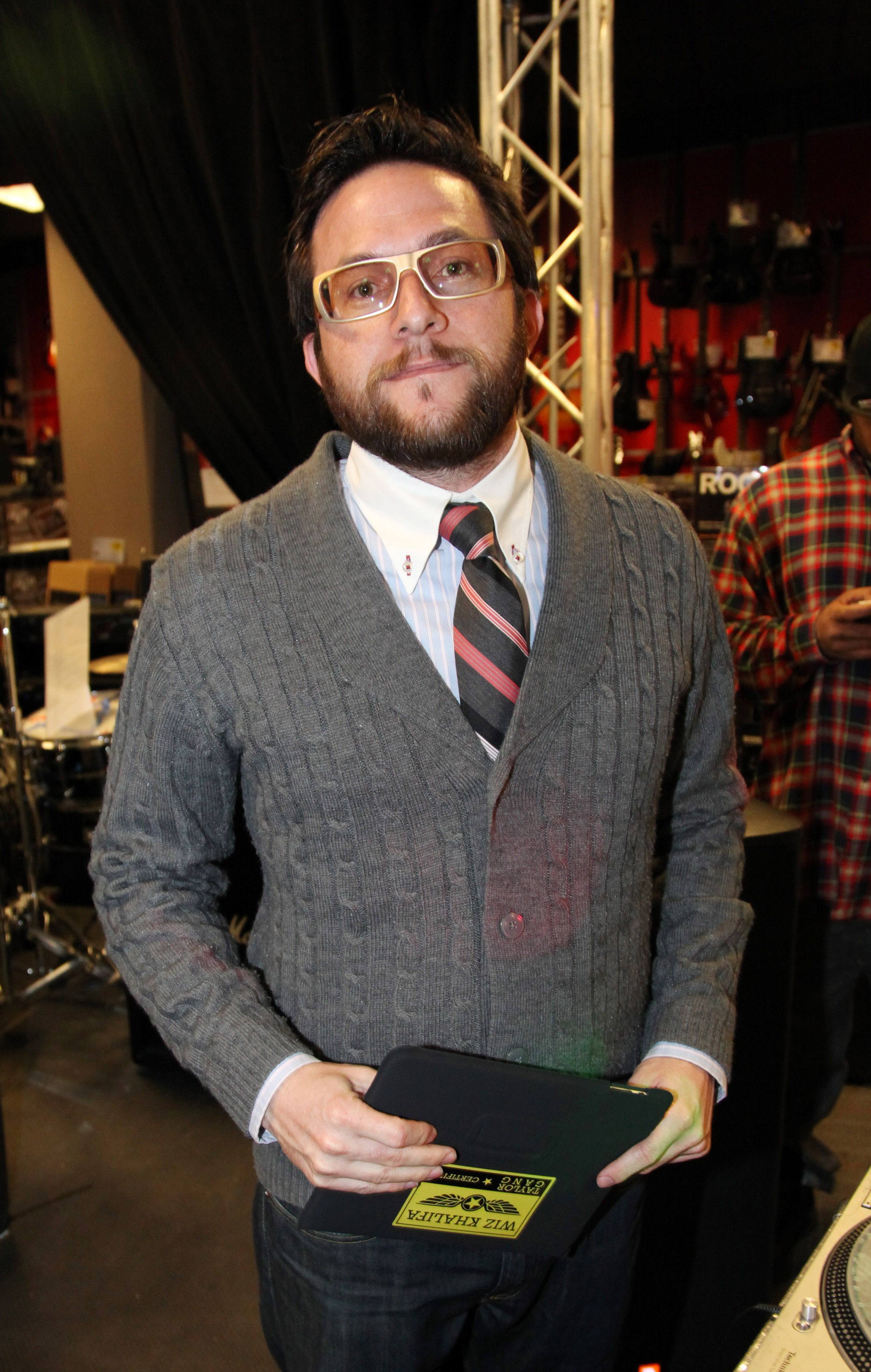 Founder and President of Rostrum Records Benjy Grinberg at the in-store event for Wiz Khalifa' album "Rolling Papers" at Best Buy on March 29, 2011, in New York. | Source: Getty Images