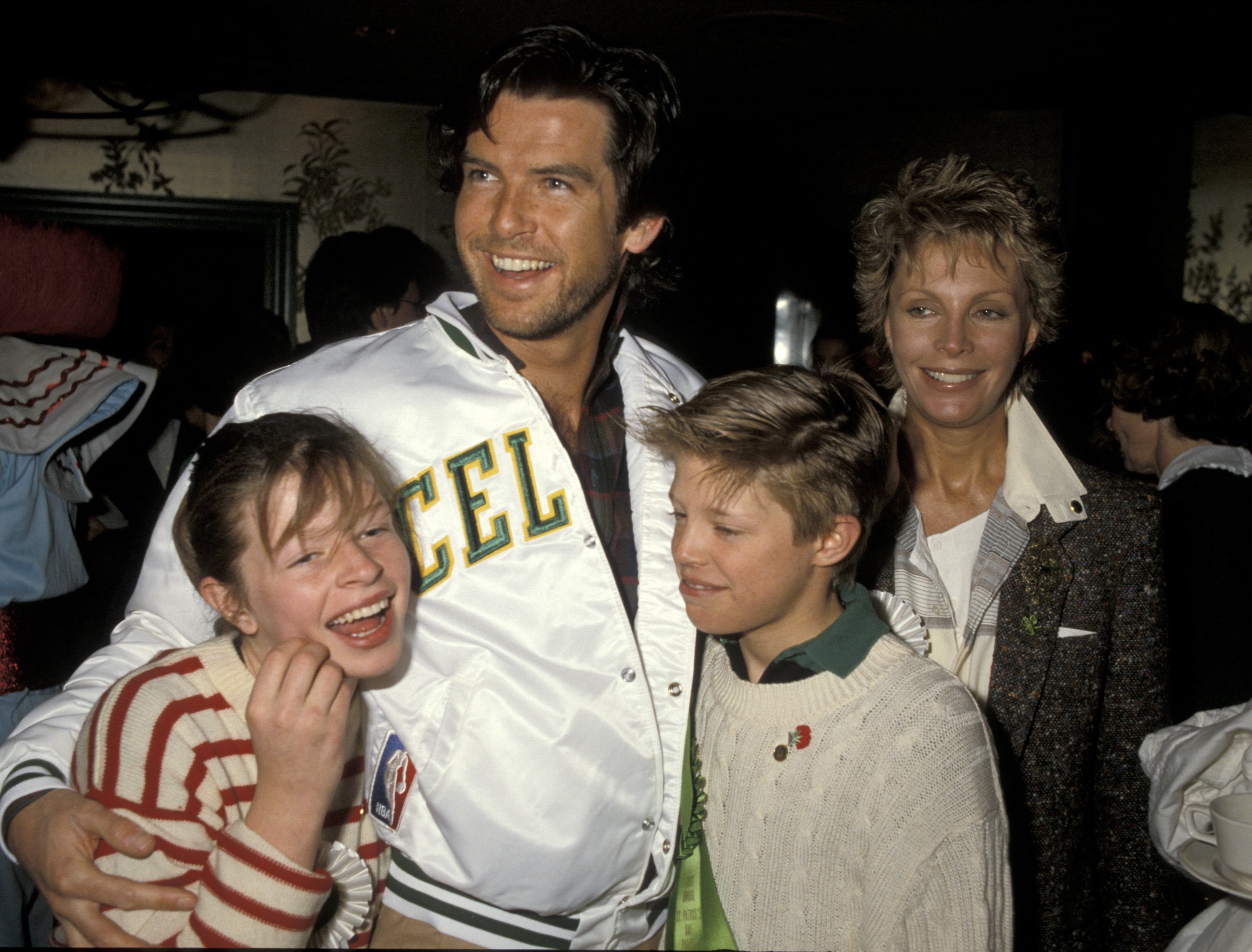 Pierce Brosnan, wife Charlotte Harris, and children Charlotte Harris and Christopher Harris | Source: Getty Images