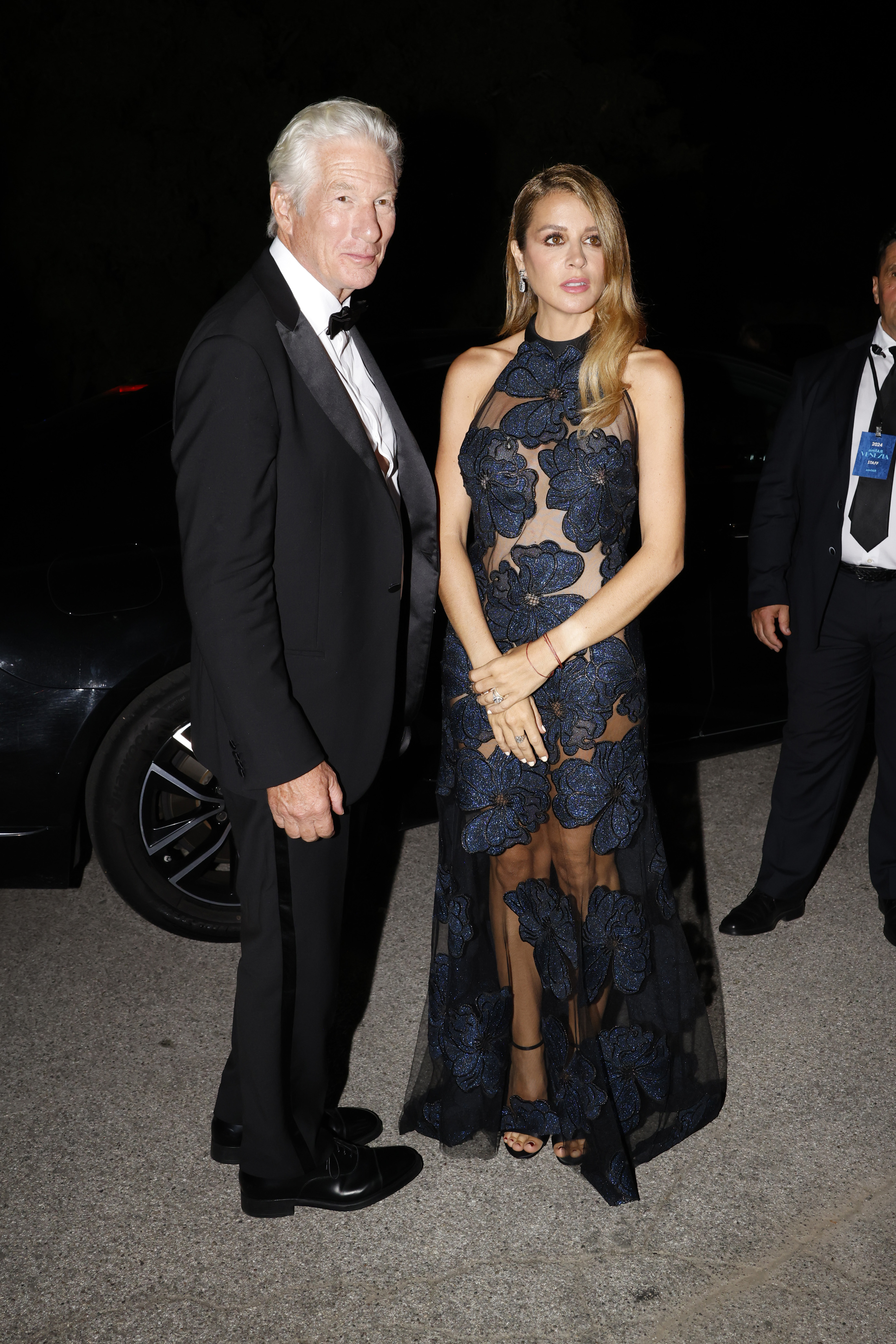 Richard Gere and Alejandra Silva. | Source: Getty Images