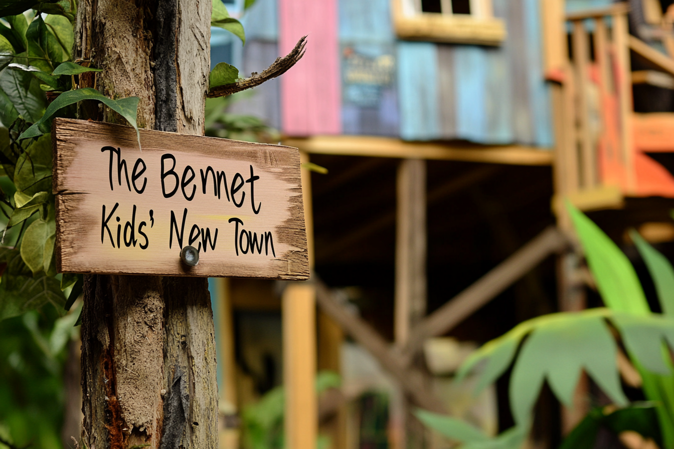 A sign in a yard | Source: Midjourney