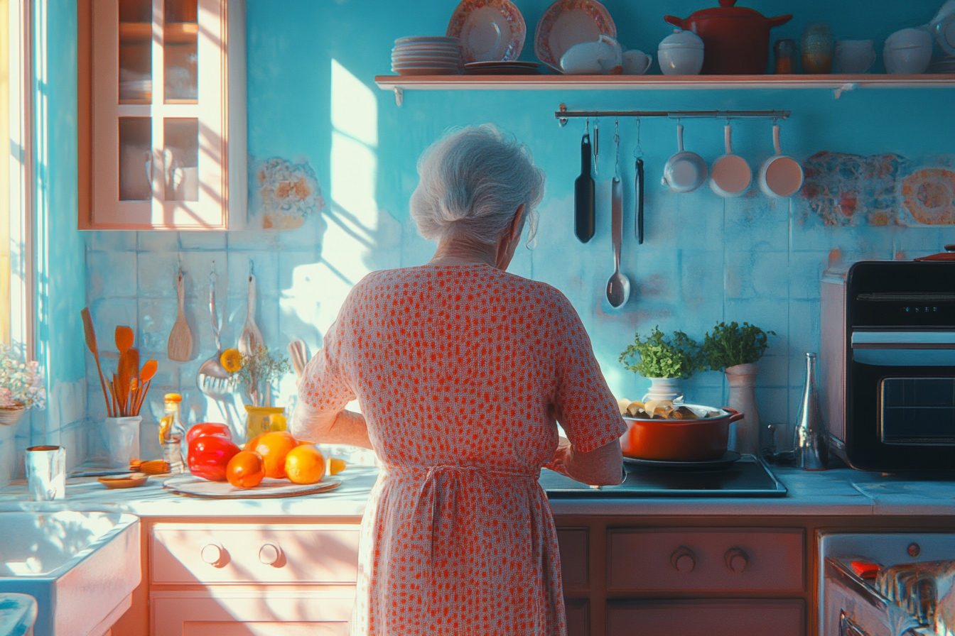 A woman working in the kitchen | Source: Midjourney