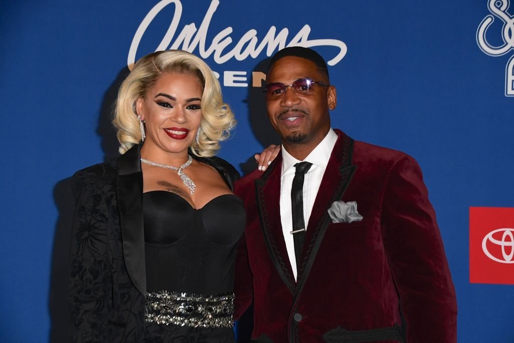 Stevie J and Faith Evans at the Soul Train awards, November 2018 | Source: Getty Images