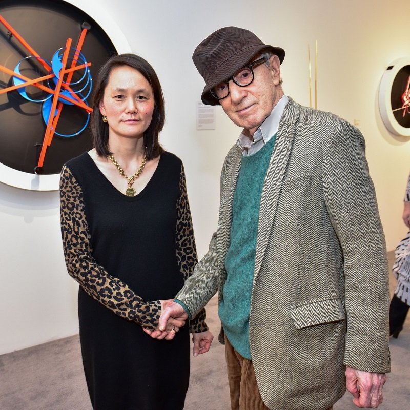Soon-Yi Previn and Woody Allen on February 27, 2018 in New York City | Photo: Getty Images