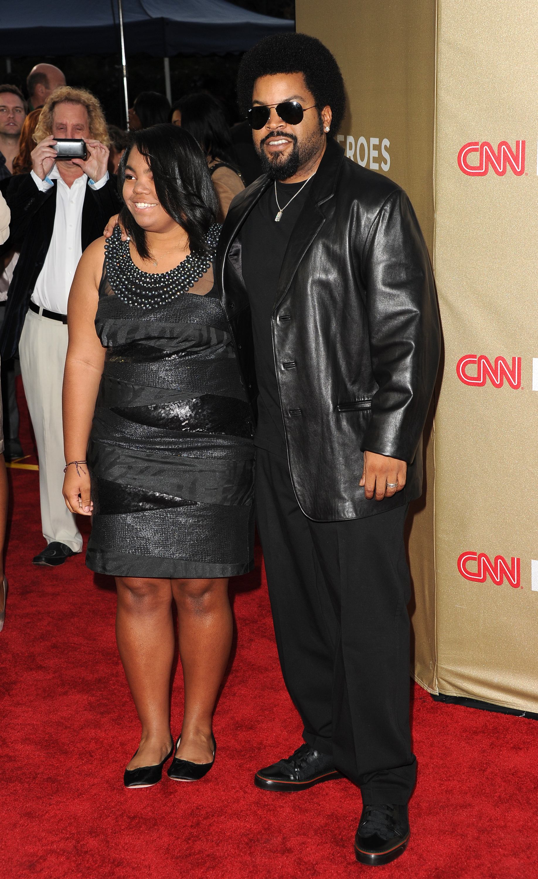 Ice Cube with his daughter, Kareema Jackson, at the CNN Heroes: An All-Star Tribute in Los Angeles, California on December 11, 2011. | Source: Getty Images