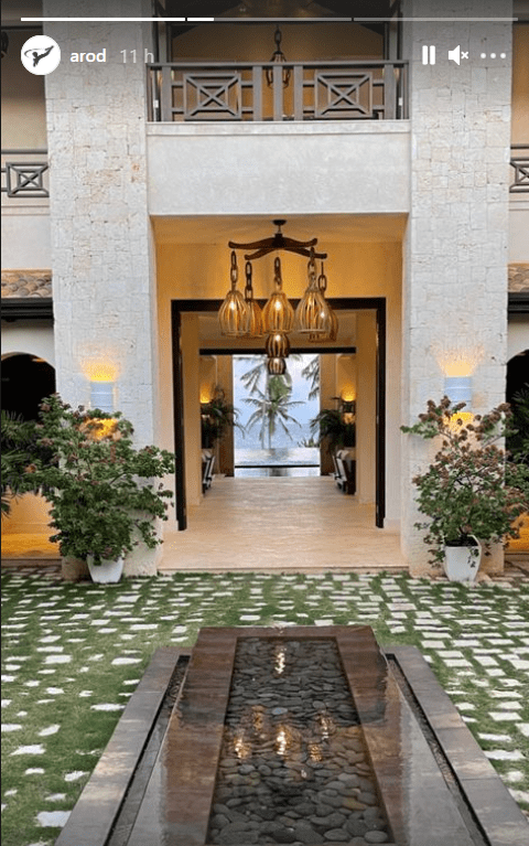 El nido de amor de A-Rod y J-Lo en República Dominicana. | Foto: Captura de pantalla de Instagram/Arod