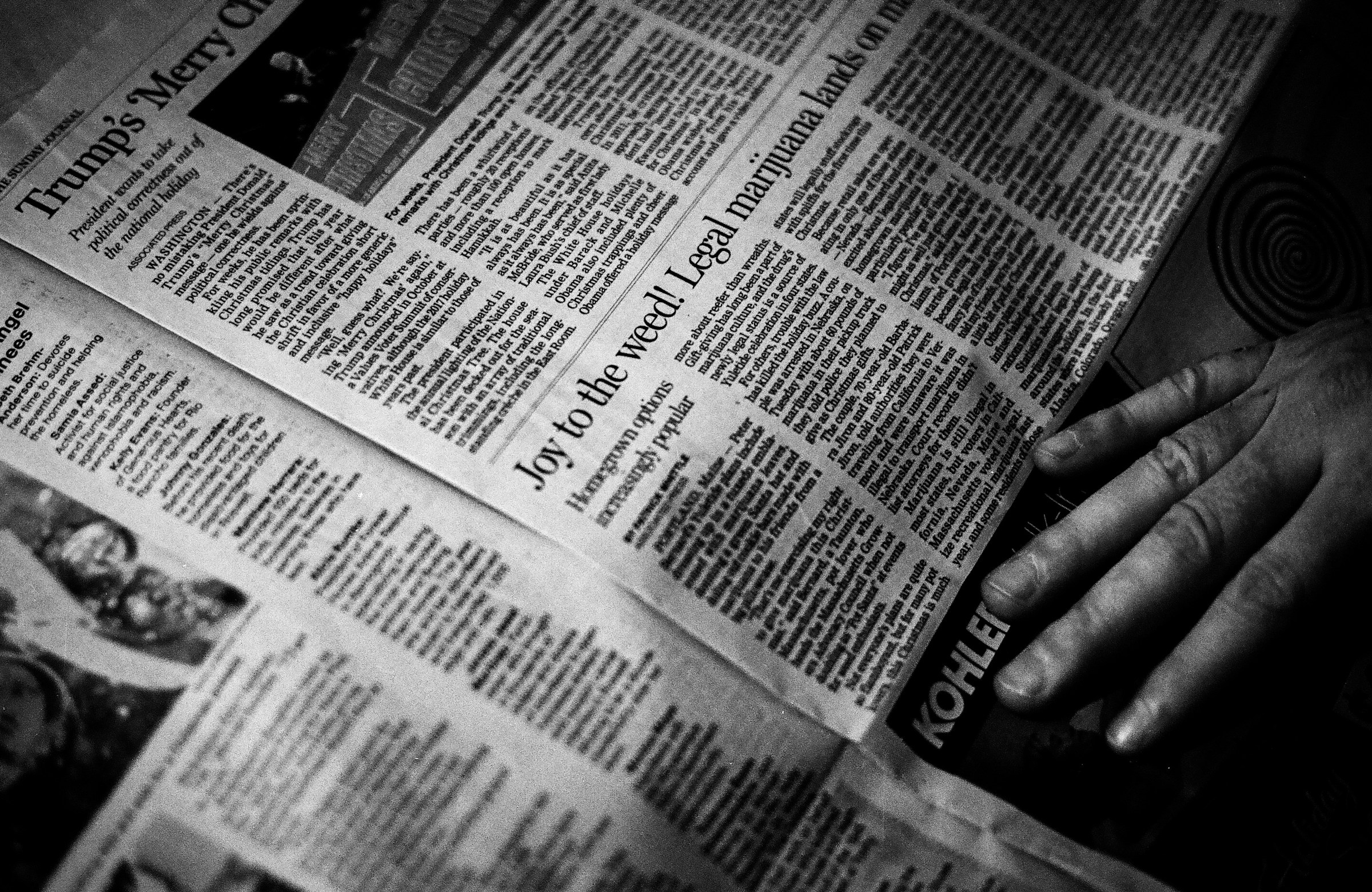 A newspaper | Source: Unsplash