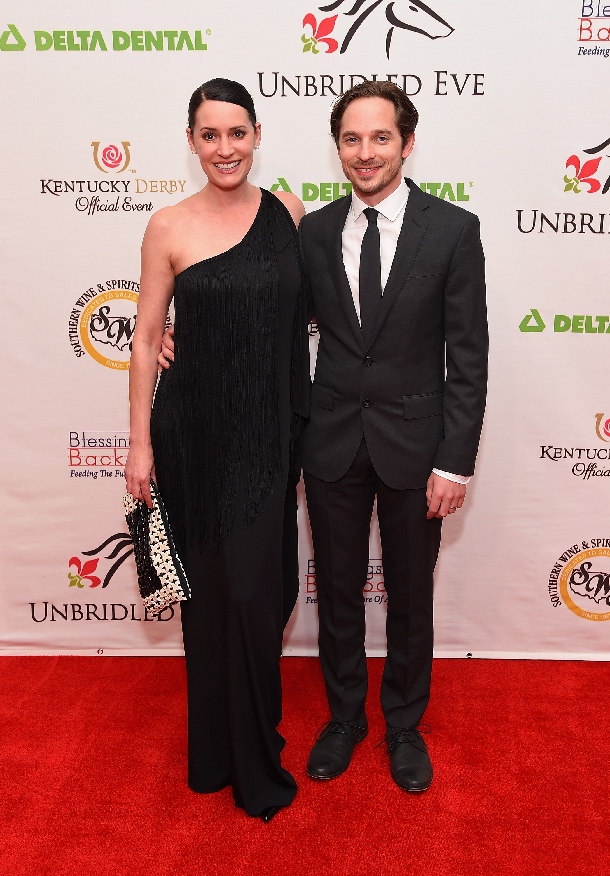 Paget Brewster and Steve Damstra at the 141st Kentucky Derby Unbridled Eve Gala on May 1, 2015, in Louisville, Kentucky. | Source: Getty Images