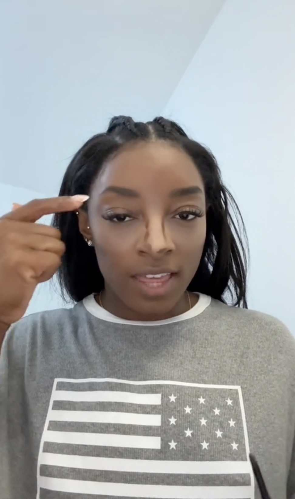 Simone Biles talking about getting Botox in a post uploaded on August 1, 2024 | Source: TikTok/simonebilesowens