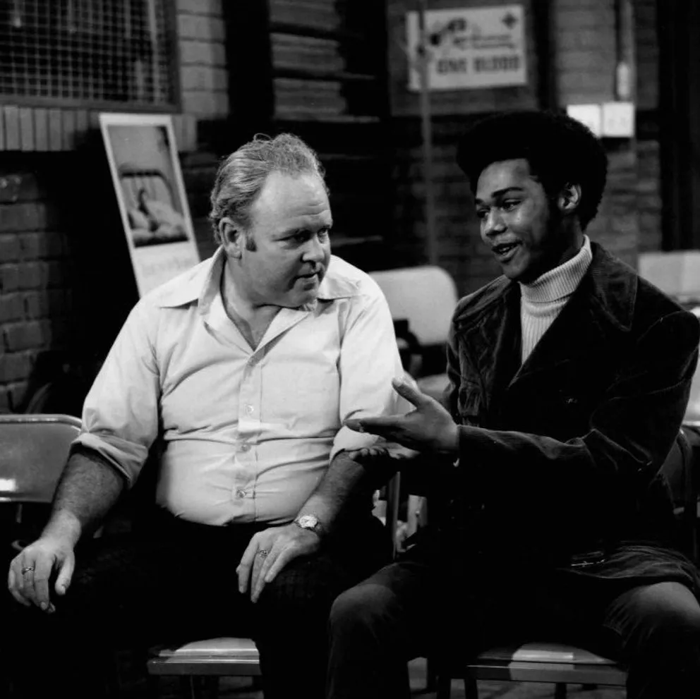 Carroll O'Connor (Archie Bunker) and Michael Evans (Lionel Jefferson) in "All in the Family" | Photo: Wikimedia Commons Images