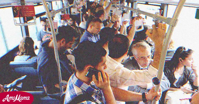 Riding in a crowded bus | Source: Shutterstock