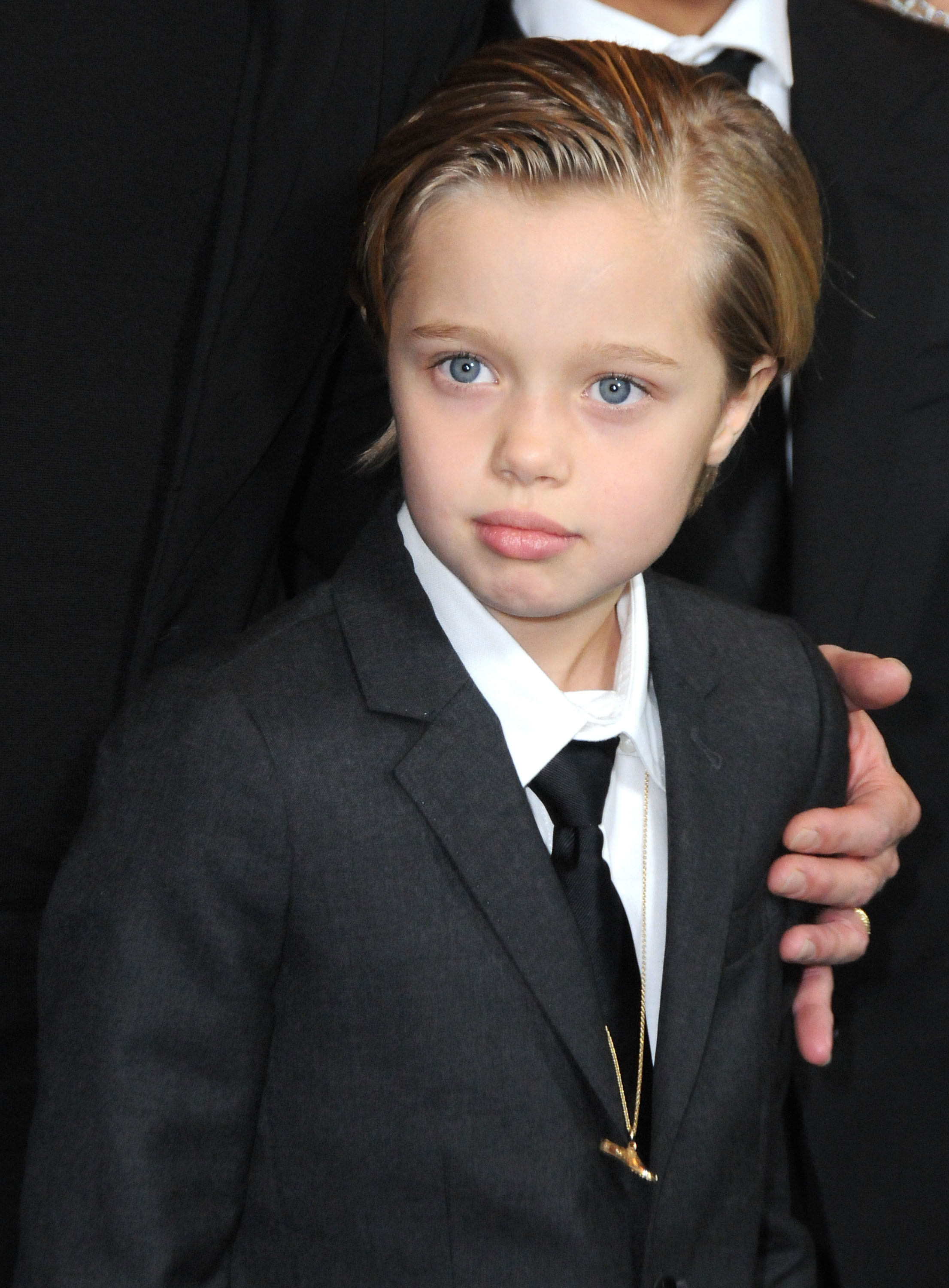Shiloh Nouvel Jolie-Pitt at\\u00a0the premiere of "Unbroken"\\u00a0on December 15, 2014, in Hollywood, California | Source: Getty Images