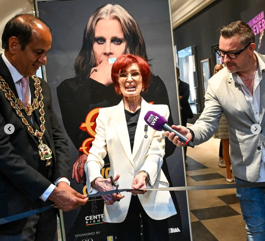 Sharon Osbourne opens the "Ozzy: Working Class Hero" exhibition, dated June 25, 2025 | Source: Instagram/centralbidbirmingham