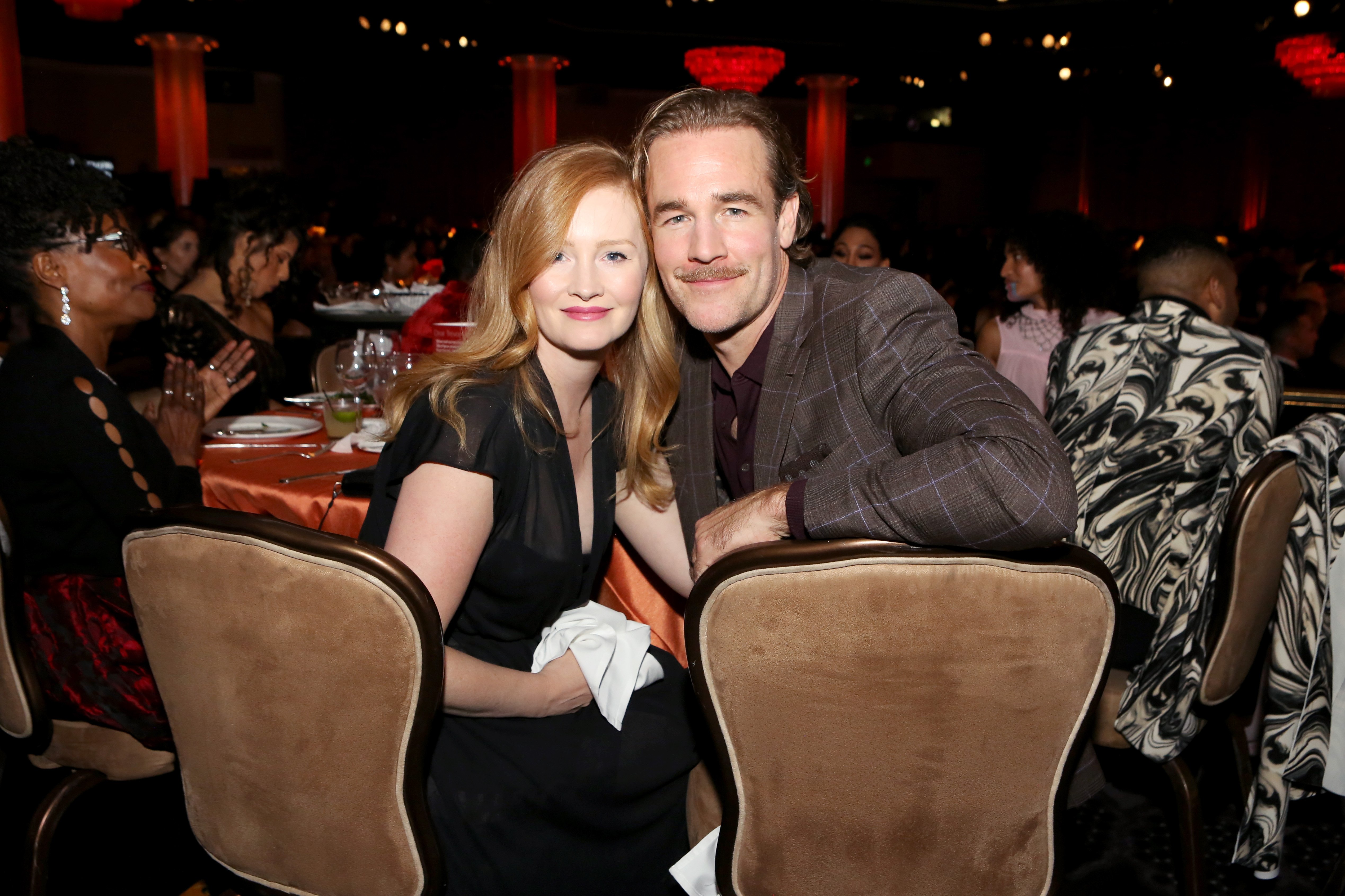 Kimberly Brook and James Van Der Beek attending the Trevor Project's TrevorLIVE LA 2018 at The Beverly Hilton Hotel | Source: Getty Images