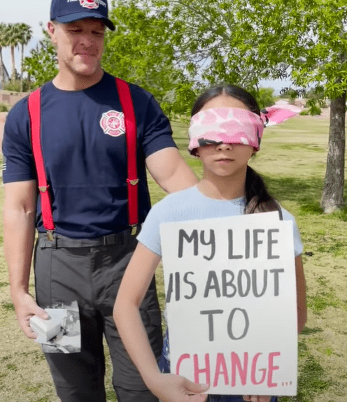 The young girl was unaware of fate's surprising twist that was just moments away | Source: TikTok/m.sandiaa