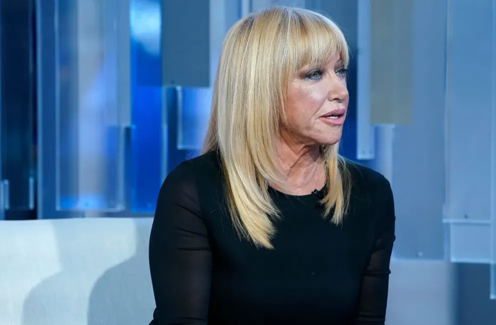 Suzanne Somers in an interview at Fox Business Network Studios on January 09, 2020 in New York City | Source: Getty Images