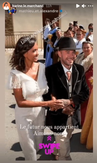 Capture d'écran story Instagram Karine le Marchand .ӏ karine.le.marchand