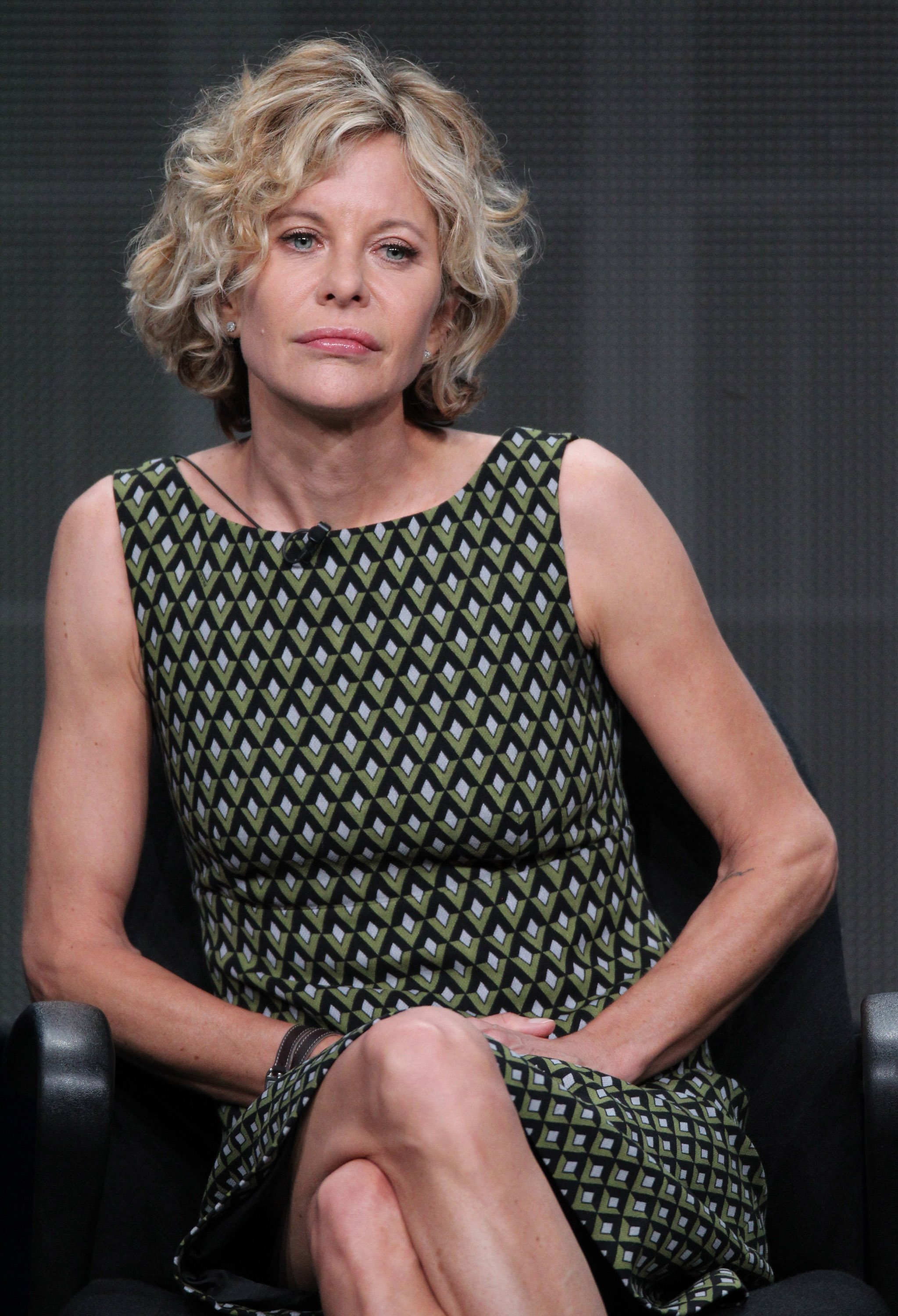 Meg Ryan speaks onstage at the "Half the Sky, a Special Presentation of Independent Lens" panel during day 2 of the PBS portion of the 2012 Summer TCA Tour at the Beverly Hilton Hotel on July 22, 2012 in Los Angeles, California | Source: Getty Images