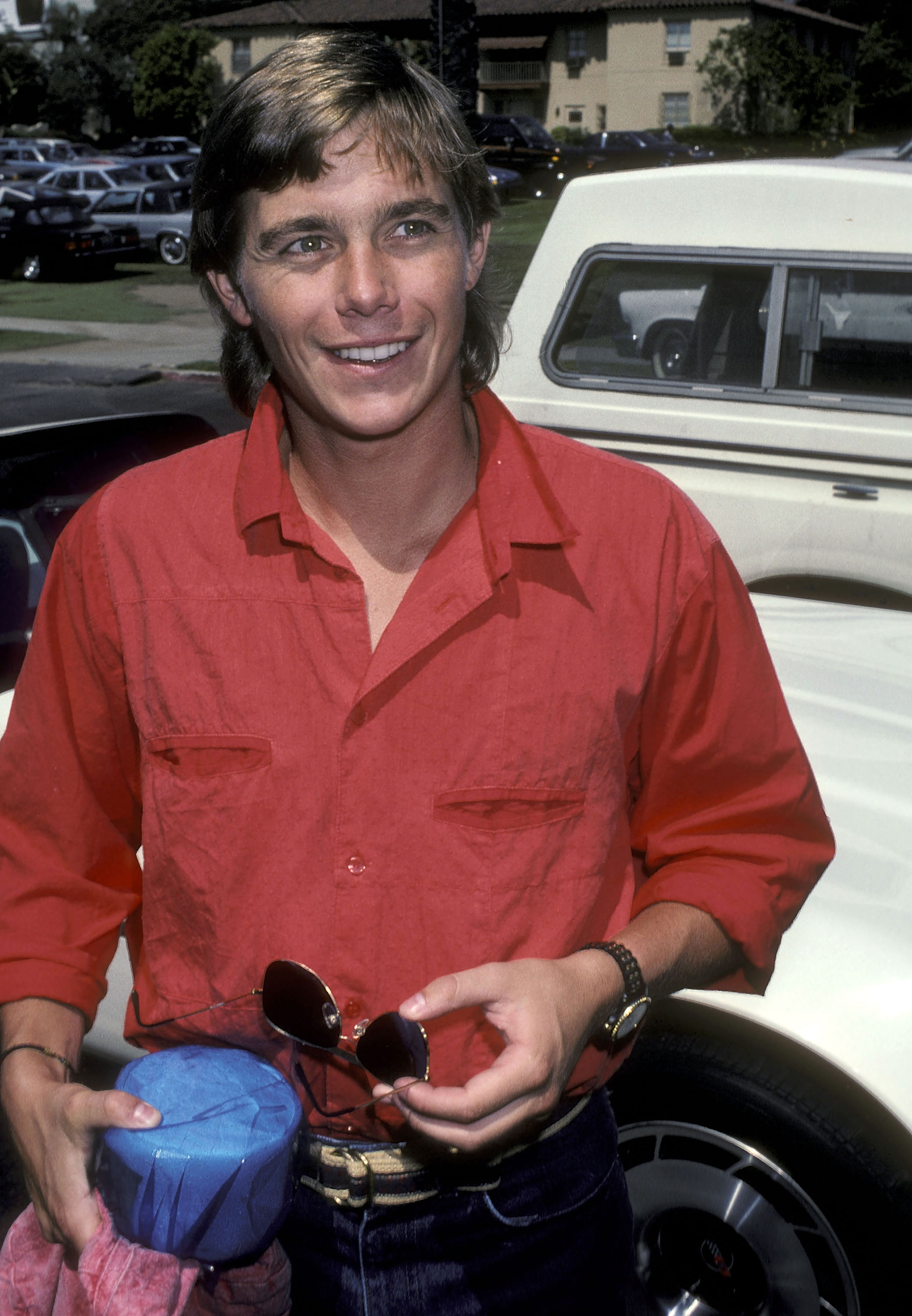 Christopher Atkins at Connie Stevens' Third Annual All-Male Celebrity Fashion Show and Luncheon to Benefit Windfeather on June 8, 1986, in Los Angeles, California. | Source: Getty Images