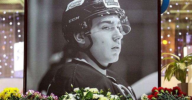 Timur Faizutdinov pictured geared up for a Ice Hockey Game. | Photo: Getty Images