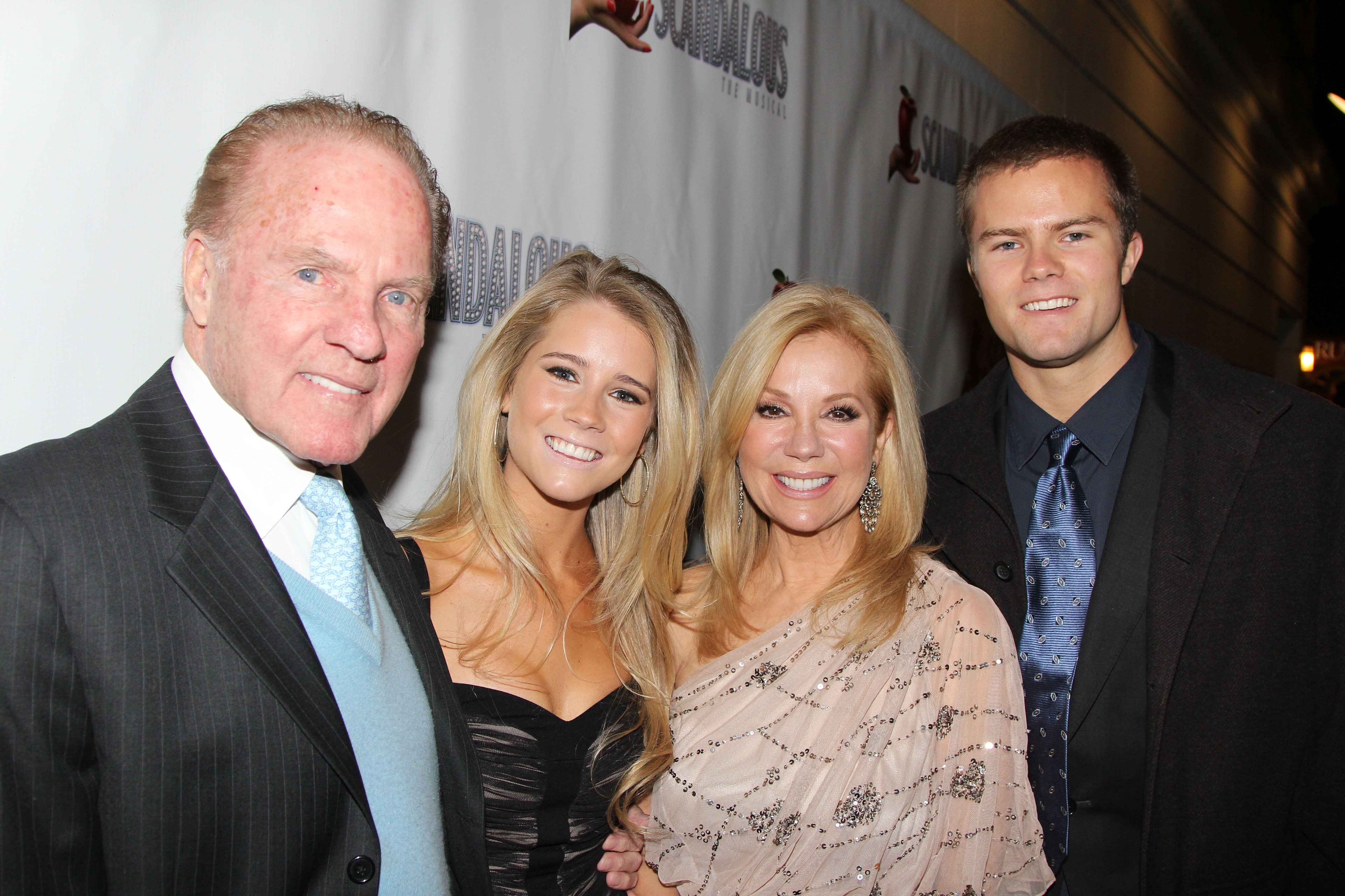 Frank, Cassidy, Kathie Lee, and Cody Gifford at the opening night of "Scandalous" on Broadway on November 15, 2012, in New York City. | Source: Bruce Glikas/FilmMagic/Getty Images