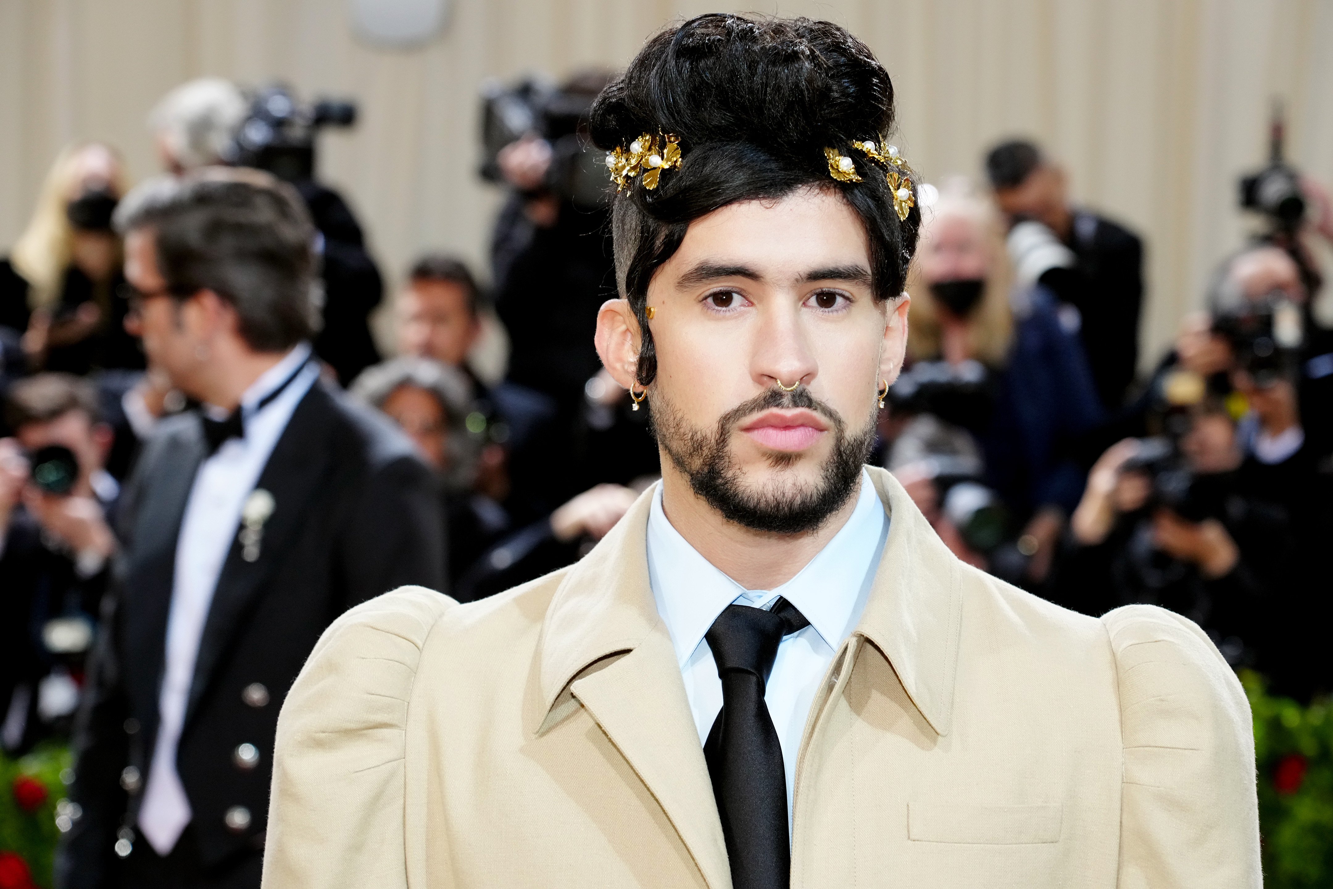 Bad Bunny attends The 2022 Met Gala at The Metropolitan Museum of Art on May 02, 2022, in New York City. | Source: Getty Images