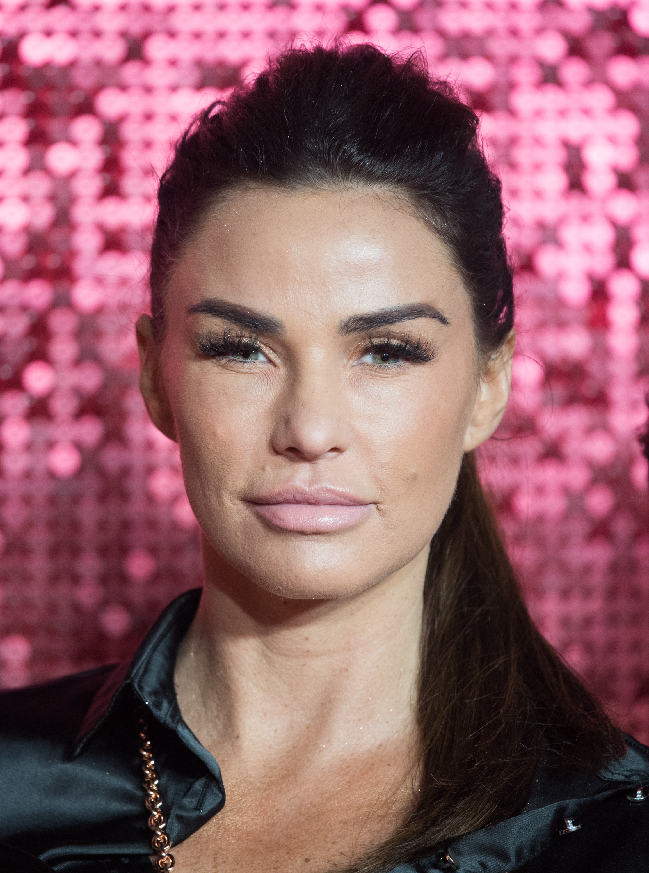 Katie Price arriving at the ITV Gala held at the London Palladium on 9 November 2017 in London, England. | Source: Getty Images