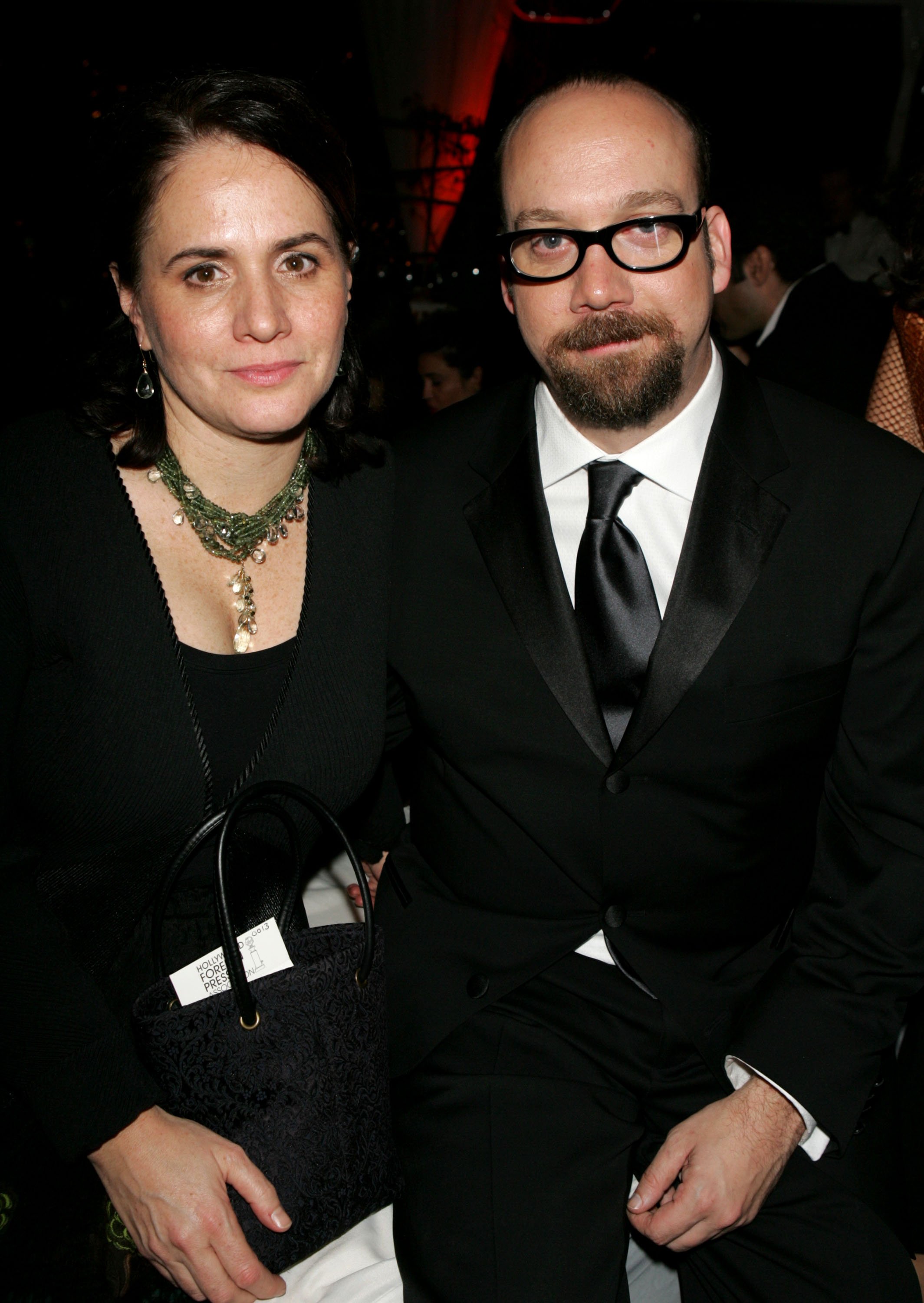 Paul Giamatti and Elizabeth Giamatti during the Fox Golden Globe After Party at the Beverly Hilton Hotel on January 16, 2004, in Beverly Hills, California. | Source: Getty Images