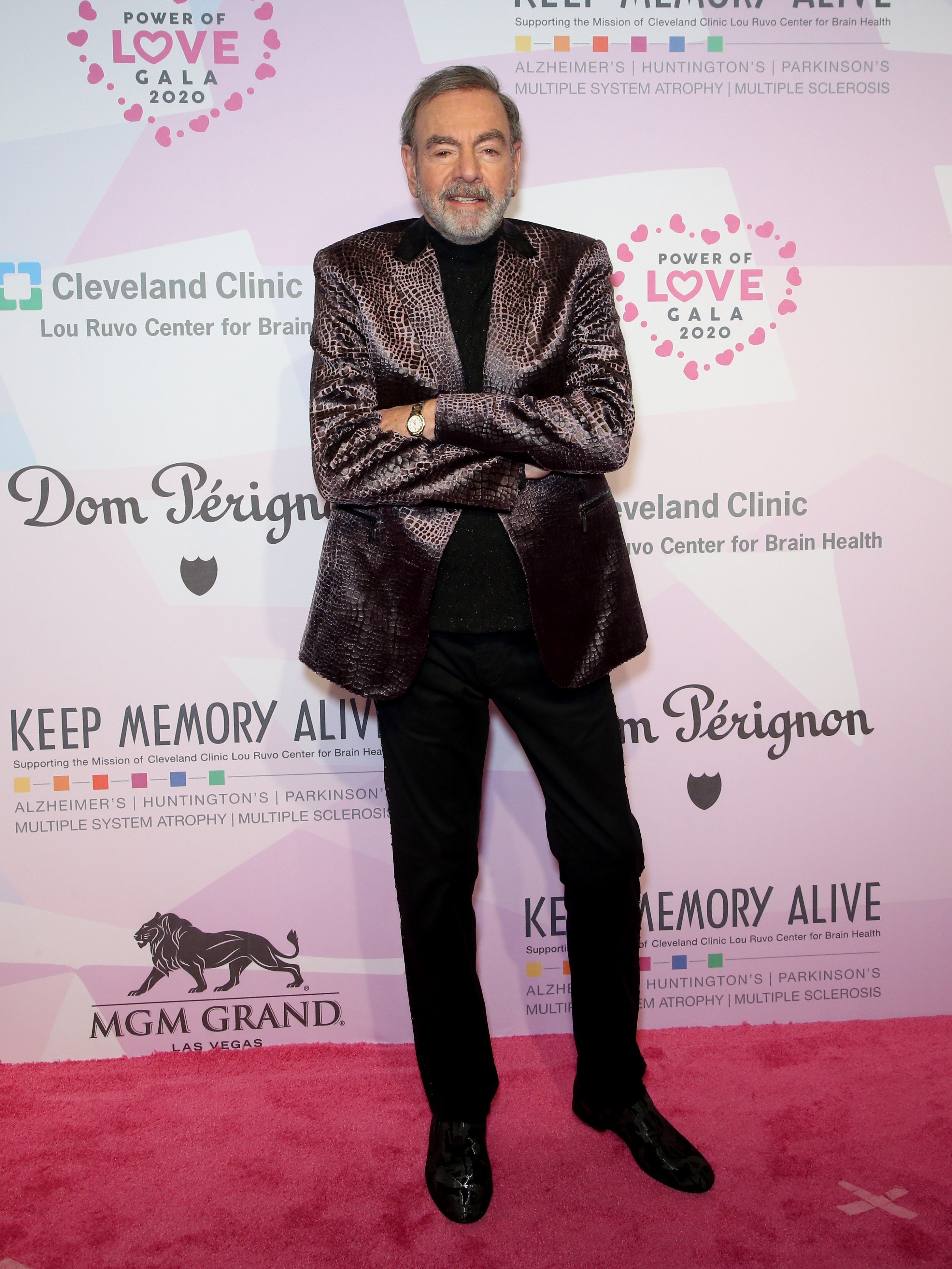 Neil Diamond at the 24th Annual Keep Memory Alive Power Of Love Gala  in Las Vegas, 2020 | Source: Getty Images
